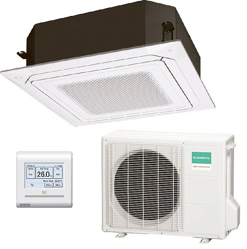 Кассетный кондиционер (сплит-система) General AUXG54KRLB / AOHG54KBTB Кассетный кондиционер (сплит-система) General AUXG54KRLB / AOHG54KBTB